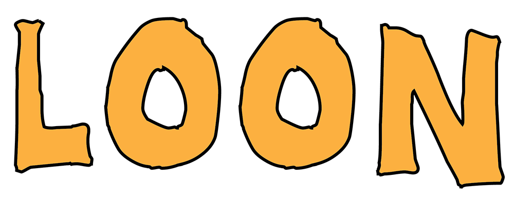 LOON wordmark (color) LOON by WONDERHEADS (logo)