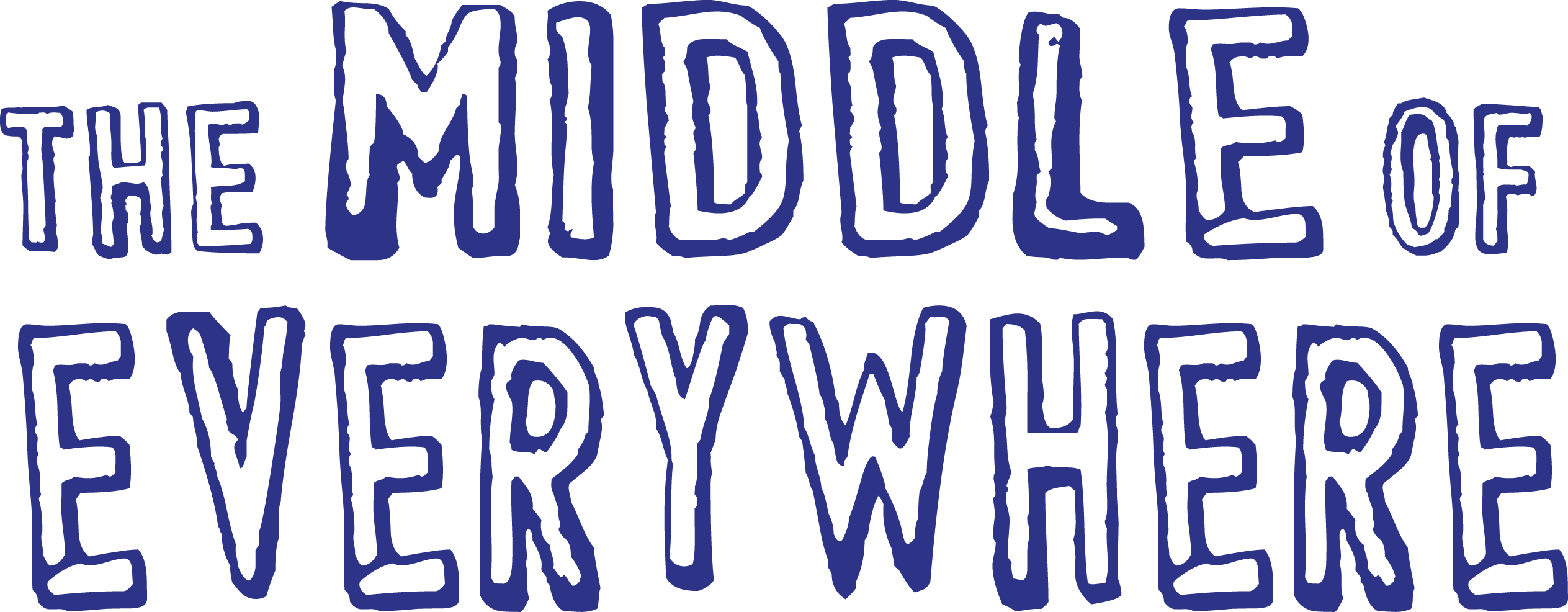 The Middle of Everywhere wordmark The Middle of Everywhere Logo